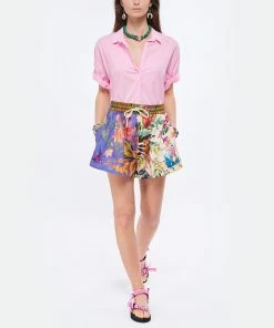 ARIZONA LOVE Sandales Trekky Tye & Dye Rose, Exclusivité Lulli -Golden Goose-boutique arizo look20220119 118