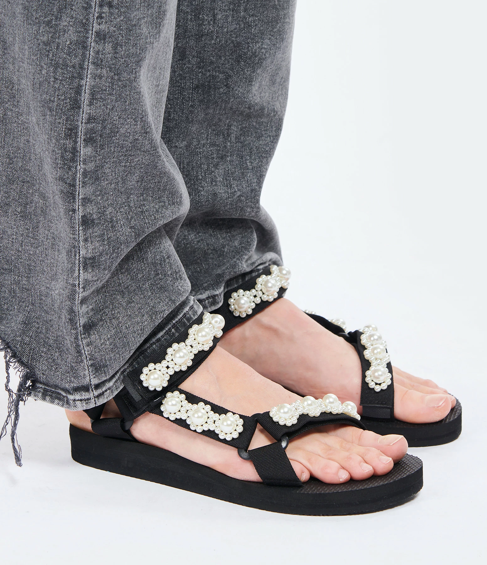 ARIZONA LOVE Sandales Trekky Perles Blanc 7 ARIZONA LOVE Sandales Trekky Perles Blanc – Image 5