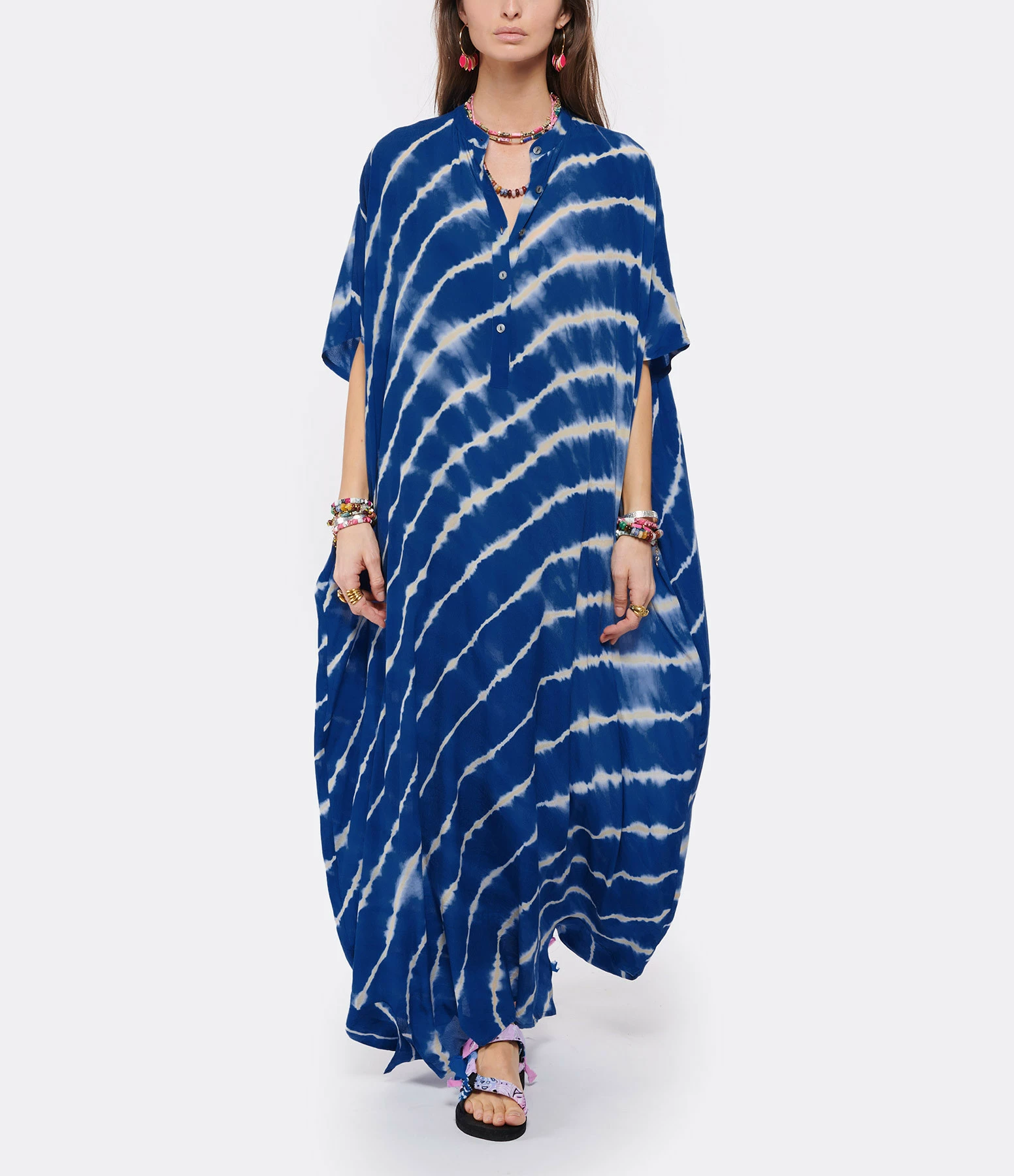 ARIZONA LOVE Sandales Trekky Bandana Bleu Rose 9 ARIZONA LOVE Sandales Trekky Bandana Bleu Rose – Image 7