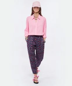 ARIZONA LOVE Sandales Trekky Tye & Dye Rose, Exclusivité Lulli -Golden Goose-boutique arizo look20220126 79