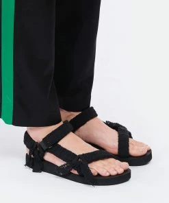 ARIZONA LOVE Sandales Trekky Dentelle Noir, Exclusivité Lulli -Golden Goose-boutique arizo look20220128 257