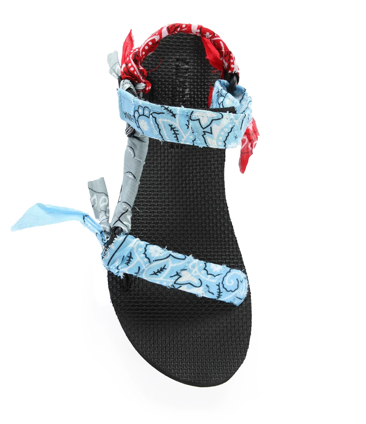 ARIZONA LOVE Sandales Trekky Bandana Bleu Gris Rouge 4 ARIZONA LOVE Sandales Trekky Bandana Bleu Gris Rouge – Image 2