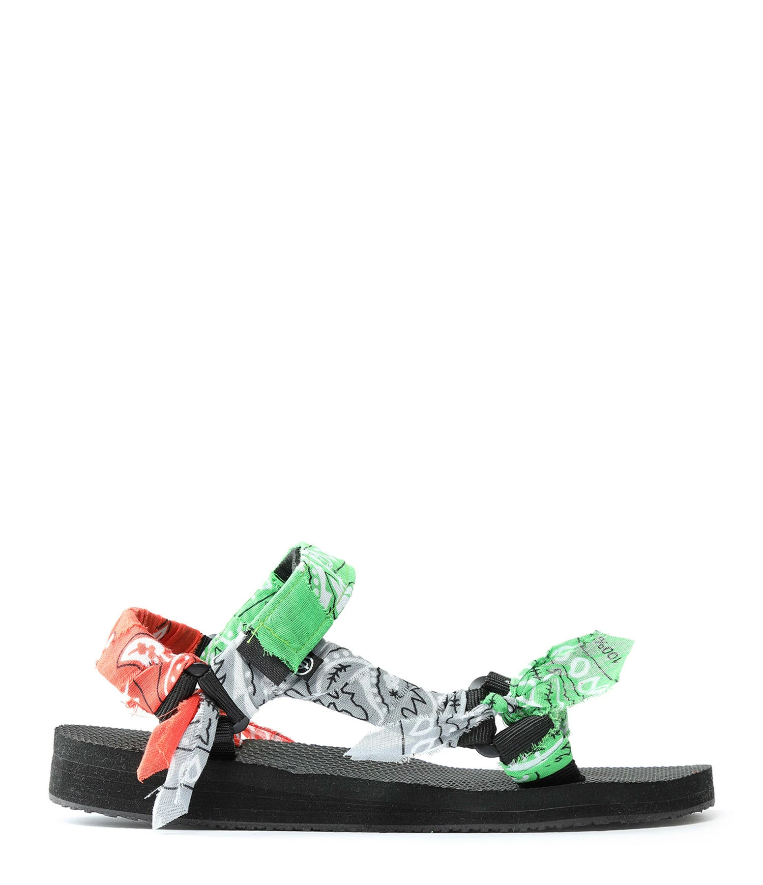 ARIZONA LOVE Sandales Trekky Bandana Vert Orange Blanc 3 ARIZONA LOVE Sandales Trekky Bandana Vert Orange Blanc