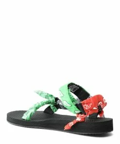 ARIZONA LOVE Sandales Trekky Bandana Vert Orange Blanc 12 ARIZONA LOVE Sandales Trekky Bandana Vert Orange Blanc -Golden Goose-boutique arizo25310 pck20200310 3