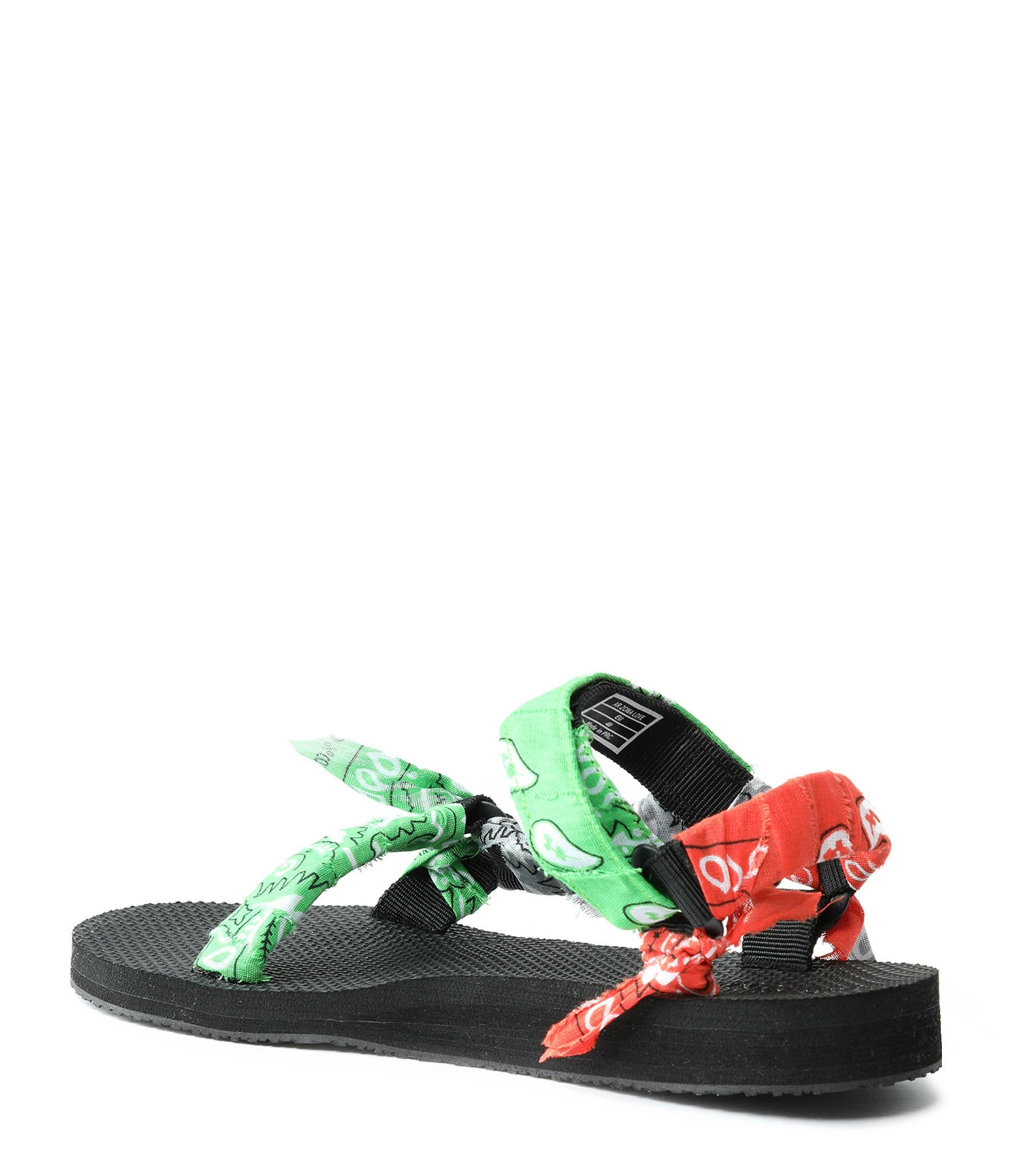 ARIZONA LOVE Sandales Trekky Bandana Vert Orange Blanc 5 ARIZONA LOVE Sandales Trekky Bandana Vert Orange Blanc – Image 3