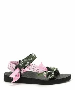 ARIZONA LOVE Sandales Trekky Bandana Rose Kaki