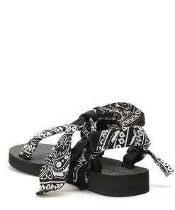 ARIZONA LOVE Sandales Trekky Nœud Bandana Noir 12 ARIZONA LOVE Sandales Trekky Nœud Bandana Noir -Golden Goose-boutique arizo31200 pck20210202 3