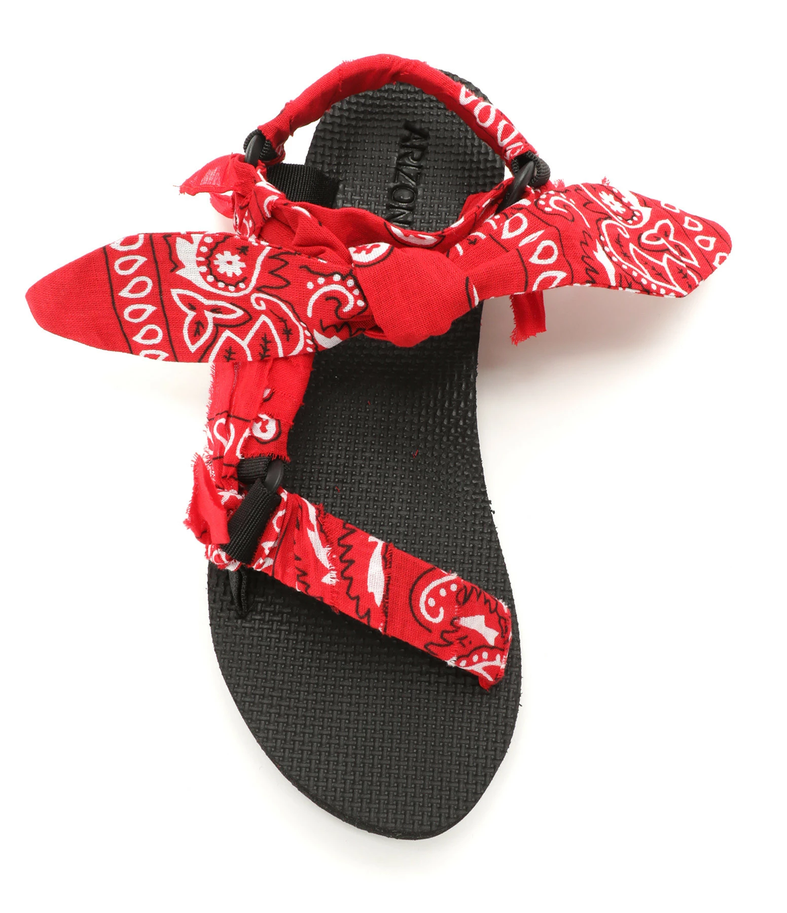 ARIZONA LOVE Sandales Trekky Nœud Bandana Rouge 4 ARIZONA LOVE Sandales Trekky Nœud Bandana Rouge – Image 2