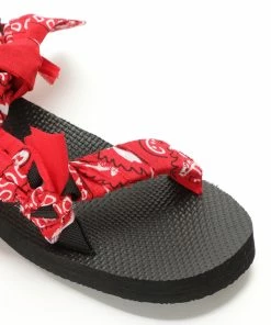 ARIZONA LOVE Sandales Trekky Nœud Bandana Rouge 12 ARIZONA LOVE Sandales Trekky Nœud Bandana Rouge -Golden Goose-boutique arizo31201 pck20210202 4