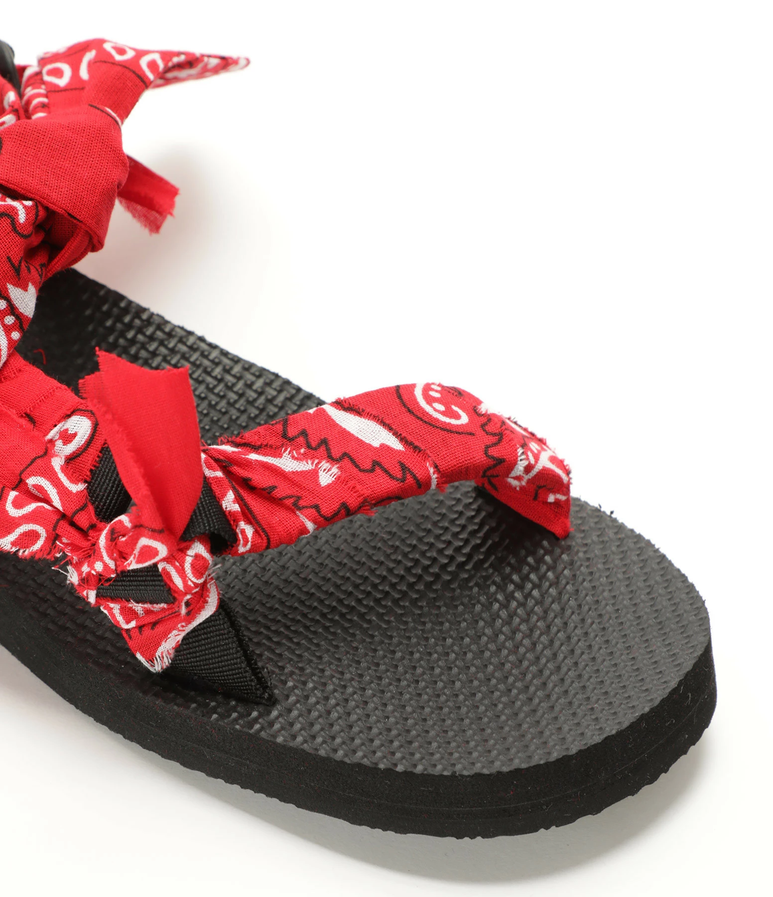 ARIZONA LOVE Sandales Trekky Nœud Bandana Rouge 6 ARIZONA LOVE Sandales Trekky Nœud Bandana Rouge – Image 4