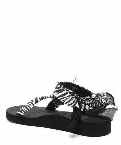 ARIZONA LOVE Sandales Trekky Imprimé Zèbre Bandana, Exclusivité Lulli -Golden Goose-boutique arizo31205 pck20210129 3