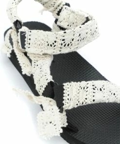 ARIZONA LOVE Sandales Trekky Dentelle Écru, Exclusivité Lulli -Golden Goose-boutique arizo40964 pck20220118 4