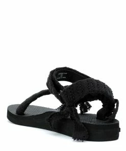 ARIZONA LOVE Sandales Trekky Dentelle Noir, Exclusivité Lulli -Golden Goose-boutique arizo40965 pck20220118 3