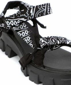 ARIZONA LOVE Sandales Trekky Sporty Bandana Noir -Golden Goose-boutique arizo40972 pck20220118 4