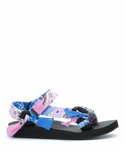 ARIZONA LOVE Sandales Trekky Bandana Bleu Rose