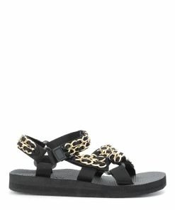 ARIZONA LOVE Sandales Trekky Trio Chain Doré