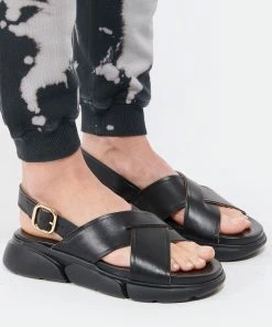 ATP Atelier Sandales Barisci Vachette Noir -Golden Goose-boutique atp11 look20210407 7