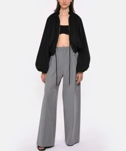 ATP Atelier Mules Caserta Cuir Plissé Noir -Golden Goose-boutique atp11 look20230223 11