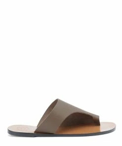 ATP Atelier Mules Rosa Vachette Kaki Marron