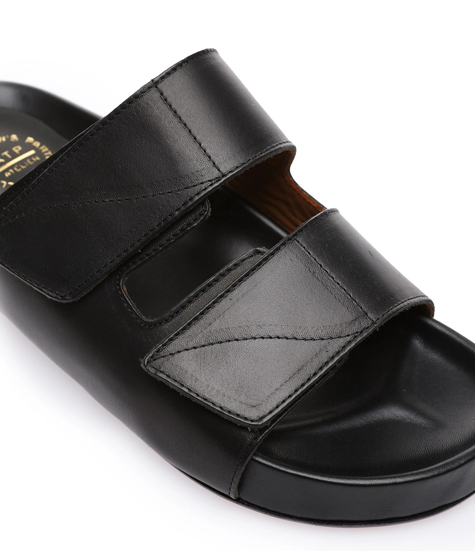 ATP Atelier Sandales Furlo Cuir Vachette Noir 6 ATP Atelier Sandales Furlo Cuir Vachette Noir – Image 4