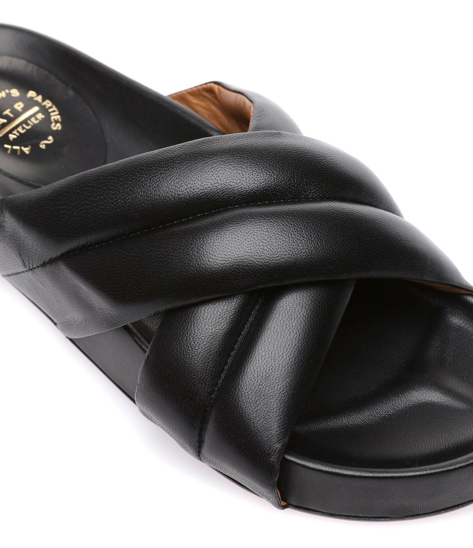 ATP Atelier Sandales Airali Cuir Noir 6 ATP Atelier Sandales Airali Cuir Noir – Image 4