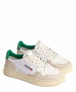 AUTRY Baskets 01 Low Cuir Suédé Vert -Golden Goose-boutique aul cn03 4