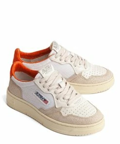 AUTRY Baskets 01 Low Cuir Suédé Orange -Golden Goose-boutique aul cn06 5