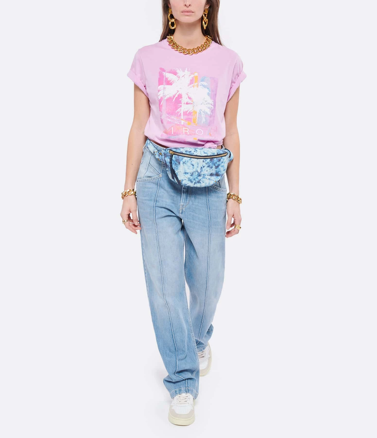 AUTRY Baskets 01 Low Cuir Suédé Blanc Rose 8 AUTRY Baskets 01 Low Cuir Suédé Blanc Rose – Image 6