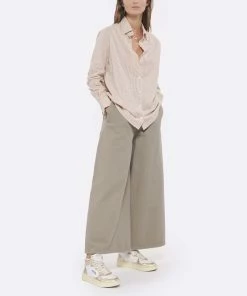 AUTRY Baskets Mid Cuir Platine -Golden Goose-boutique autry look20220712 488