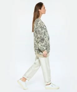 AUTRY Baskets 01 Low Cuir Blanc Doré -Golden Goose-boutique autry look20230124 444