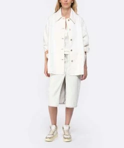 AUTRY Baskets Mid Cuir Platine -Golden Goose-boutique autry look20230214 376