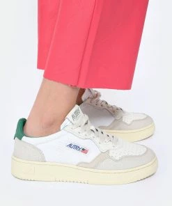 AUTRY Baskets 01 Low Cuir Suédé Vert -Golden Goose-boutique autry look20230222 333