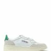 AUTRY Baskets 01 Low Cuir Suédé Blanc Vert -Golden Goose-boutique autry33077 pck20210601 1