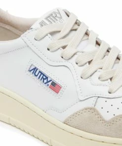 AUTRY Baskets 01 Low Cuir Suédé Blanc Rose 11 AUTRY Baskets 01 Low Cuir Suédé Blanc Rose -Golden Goose-boutique autry35352 pck20210607 4