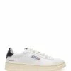 AUTRY Baskets Dallas Low Cuir Blanc Navy