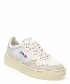 AUTRY Baskets 01 Low Cuir Suédé Blanc -Golden Goose-boutique autry48189 pck20221222 3