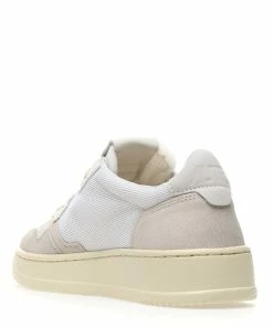 AUTRY Baskets 01 Low Cuir Suédé Blanc -Golden Goose-boutique autry48189 pck20221222 4