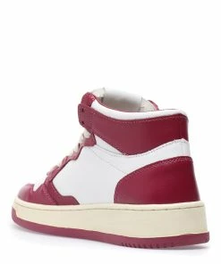 AUTRY Baskets Mid Cuir Amethyste -Golden Goose-boutique autry52864 pck20230201 3