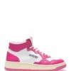 AUTRY Baskets Mid Cuir Rose