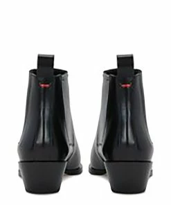 Aeyde Bottines Santiag Bea Cuir Noir -Golden Goose-boutique beano3