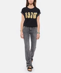 Birkenstock Mules Arizona Cuir Verni Noir, Modèle Étroit -Golden Goose-boutique birk1 look20220412 142