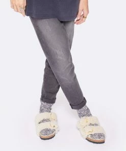 Birkenstock Mules Arizona Fourrure Teddy Eggshell, Modèle Étroit 13 Birkenstock Mules Arizona Fourrure Teddy Eggshell, Modèle Étroit -Golden Goose-boutique birk1 look20221007 186 1