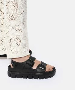 Birkenstock Sandales Milano Chunky Cuir Noir 12 Birkenstock Sandales Milano Chunky Cuir Noir -Golden Goose-boutique birk1 look20230222 195