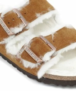 Birkenstock Mules Arizona Fourrure Cuir Mink, Modèle Étroit 11 Birkenstock Mules Arizona Fourrure Cuir Mink, Modèle Étroit -Golden Goose-boutique birk139381 pck20211126
