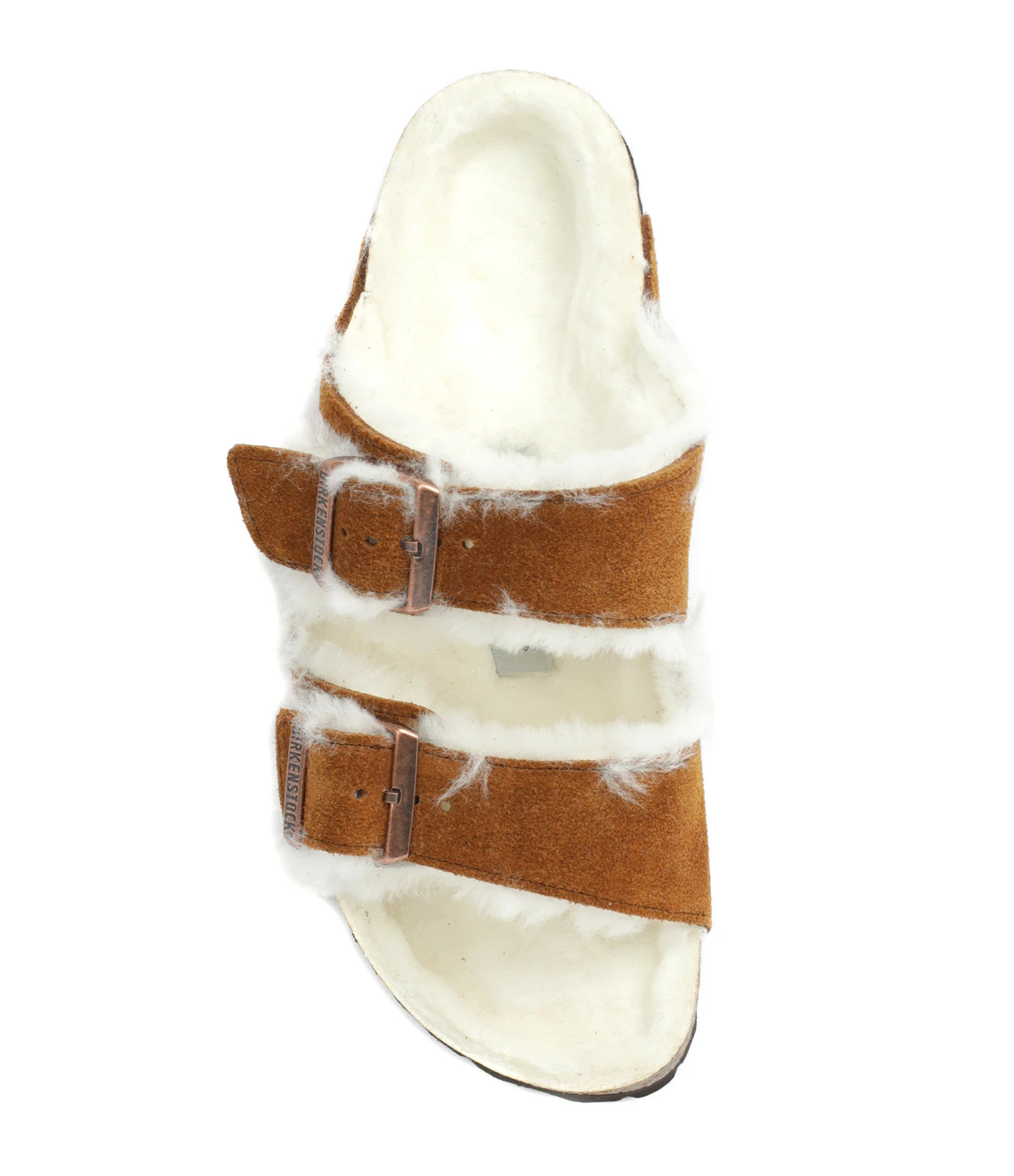 Birkenstock Mules Arizona Fourrure Cuir Mink, Modèle Étroit 4 Birkenstock Mules Arizona Fourrure Cuir Mink, Modèle Étroit – Image 2