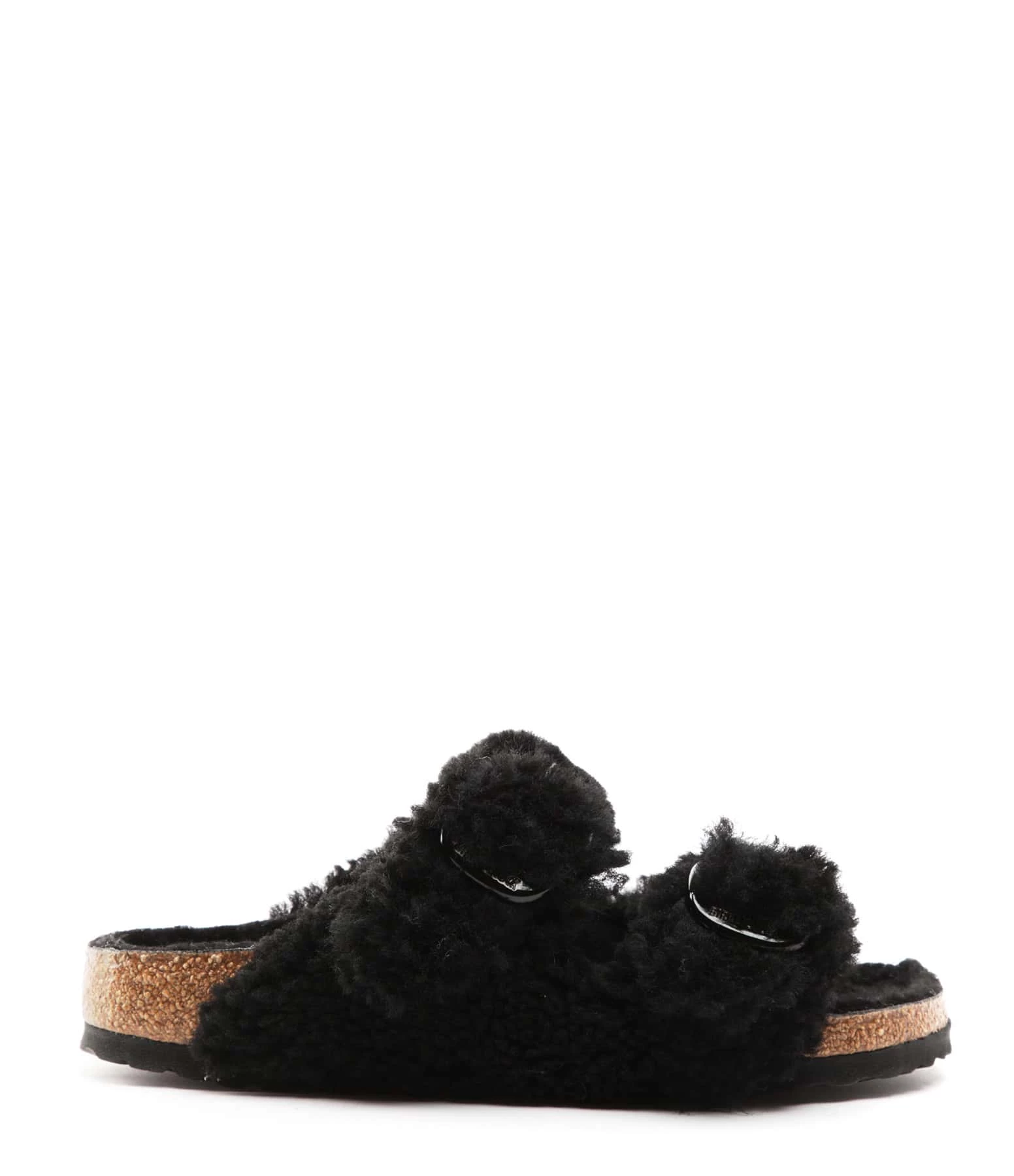 Birkenstock Mules Arizona Fourrure Teddy Noir, Modèle Étroit 3 Birkenstock Mules Arizona Fourrure Teddy Noir, Modèle Étroit