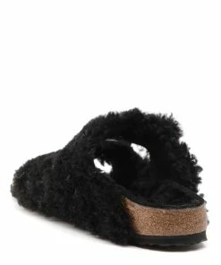 Birkenstock Mules Arizona Fourrure Teddy Noir, Modèle Étroit 10 Birkenstock Mules Arizona Fourrure Teddy Noir, Modèle Étroit -Golden Goose-boutique birk145185 pck20221003 3