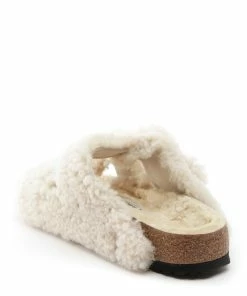 Birkenstock Mules Arizona Fourrure Teddy Eggshell, Modèle Étroit 11 Birkenstock Mules Arizona Fourrure Teddy Eggshell, Modèle Étroit -Golden Goose-boutique birk145188 pck20221003 3