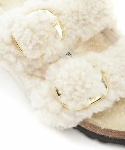 Birkenstock Mules Arizona Fourrure Teddy Eggshell, Modèle Étroit 12 Birkenstock Mules Arizona Fourrure Teddy Eggshell, Modèle Étroit -Golden Goose-boutique birk145188 pck20221003 4
