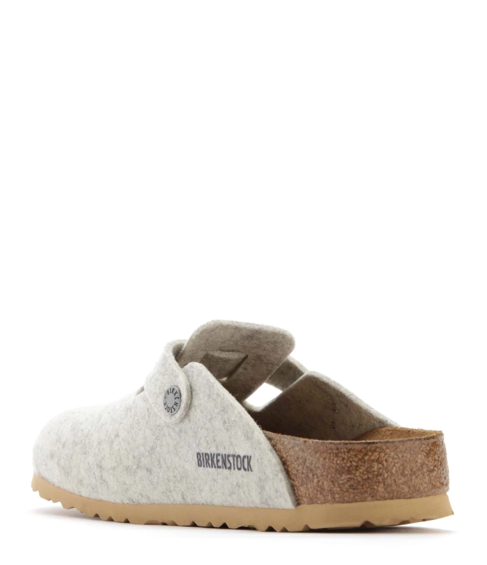 Birkenstock Sabots Boston Laine Eggshell, Modèle Étroit 5 Birkenstock Sabots Boston Laine Eggshell, Modèle Étroit – Image 3
